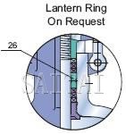 Dimensions and Weights: Lantern Ring on Request