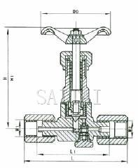 Structure of JJM8 Pressure Gauge Valve 