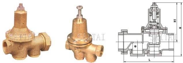 water pressure reducing valve