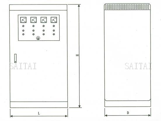 控制箱、柜外形尺寸图